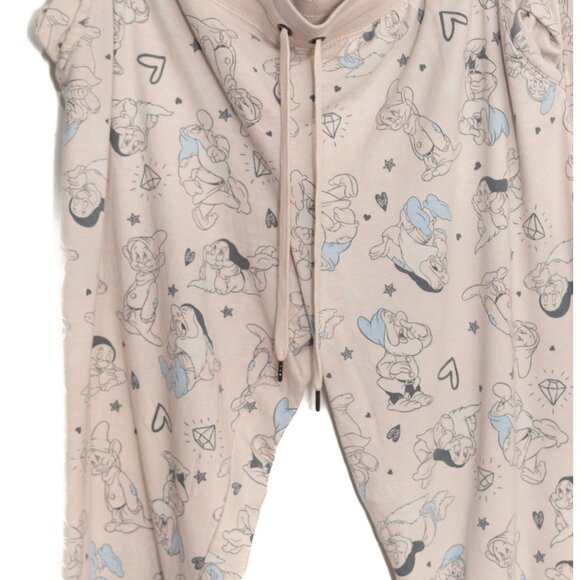 Disney Size XL(16-18) Seven Dwarfs Soft Lounge Joggers Whimsical Comfort Sleepwe - Picture 3 of 8